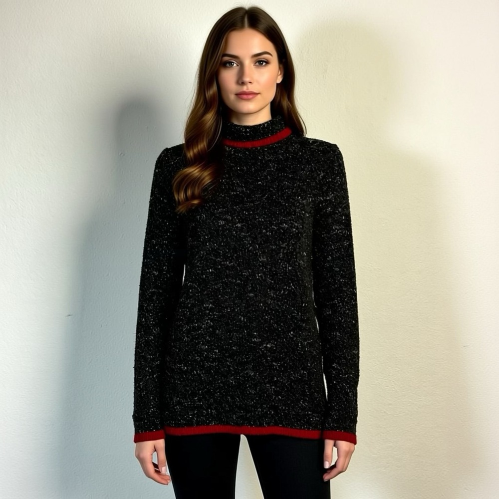 VENEZIA JEANS WOOL BLEND SWEATER, SIZE 18  / 20